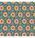 Patchwork blago Teal Yellow Sunflower | 110cm