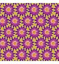 Patchwork blago Yellow Purple Sunflower | 110cm