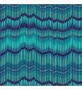 Patchwork blago Moire Stripe Teal | 110cm