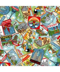 MAKOWER Patchwork blago ATW Labels | 110cm 2399/1