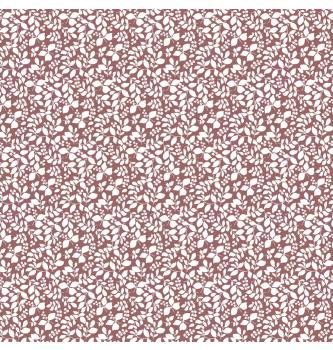 Poplin Drobni listki | malva | 100%CO