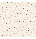 Patchwork blago Scandi stars red on cream | 110cm