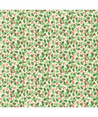 MAKOWER Patchwork blago Festive holly trail cream | 110cm 2490/Q