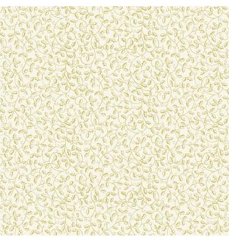 Patchwork blago Festive metallic holly cream | 110cm