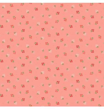 Patchwork blago Amelia Sprig pink | 110cm