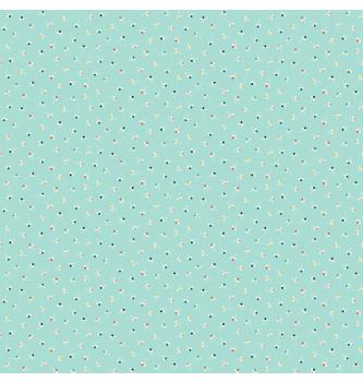 Patchwork blago Amelia Bud teal | 110cm