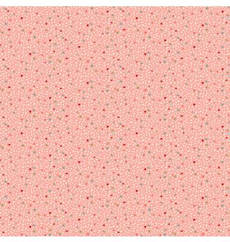 Patchwork blago Amelia Sprinkles pink | 110cm