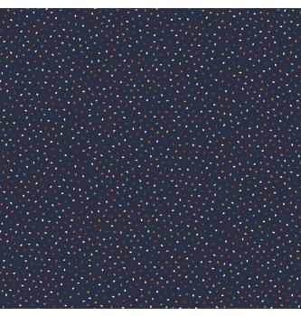 Poplin Pandin ognjemet | temnomodra | 100%CO
