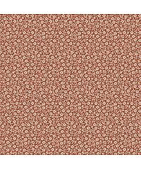 Verhees Poplin Rože in pike | opečnata | 100%CO 06860.014
