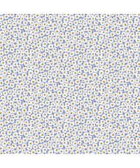 Verhees Poplin Marjetice in pike | svetlomodra | 100%CO 09925.004