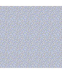 Verhees Poplin Marjetice in pike | svetlomodra | 100%CO 09925.014