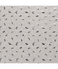 Nooteboom Perje | metallic | srebrna na svetlosivi | 96%CO / 4%EL 18168.063