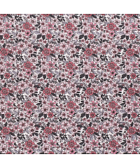 Nooteboom Poplin Drobne cvetke | svetloroza | 100%CO 19404.011