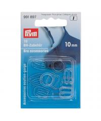 PRYM Sponke za nedrček | 10mm | prozorne | 10kos 991897