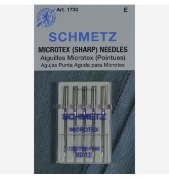 Strojne igle SCHMETZ Microtex | 80 | 5 kos