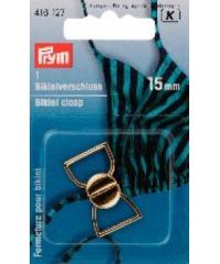 PRYM Zaponka za kopalke | 15mm | zlata | 1 kos 416127