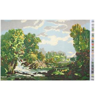 Gobelin set Reka s slapom | 60x40cm