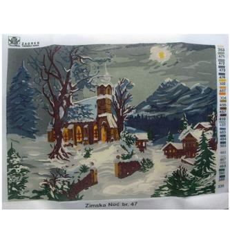 Gobelin set Zimska noč | 52x37cm