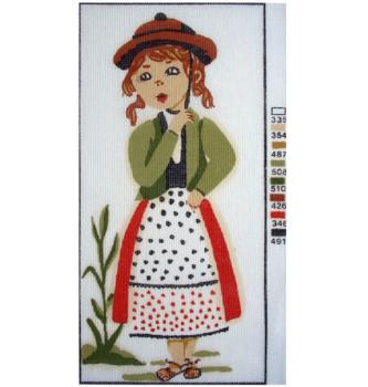 Gobelin set Deklica | 15x31cm