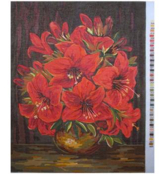 Gobelin set Cvetovi amarilisa | 47x60cm
