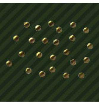 Neti za lepljenje | zlati | 3mm | 24 kos