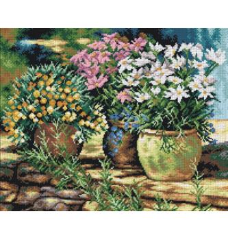Gobelin Mediteransko cvetje | 40x50cm