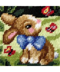 ORCHIDEA Gobelin set Zajček | 16,5x16,5cm 9601