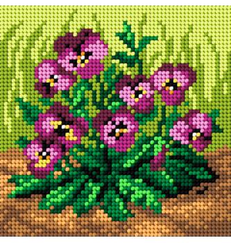 Gobelin Vijolice | 15x15cm