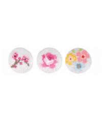 RICO Design Komplet GUMBI: cvetovi 79138.52.00