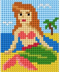 ORCHIDEA Goblen set Morska sirena | 17 x 20,5 cm 9757