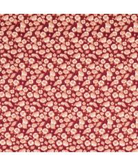 Hemmers Puplin Cvetići i listići | bordo | 100%CO 201134.0002